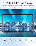 XBONFIRE 15.6" Touchscreen Monitor, HDR 1080P IPS 10-Point Touch Screen Monitor with HDMI VGA DVI, VESA & Speakers Touch Screen for PC, Laptop, RPi, POS, Kiosk, Home, Industrial Equipment - Image 3