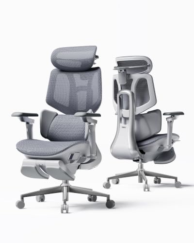 Hbada X7 Flagship Ergonomic Chair Intelligent 3D Lumbar and 8D Massage Office Chair Aerospace-Grade Aluminium Frame 720 Precision Armrests 140 Recline