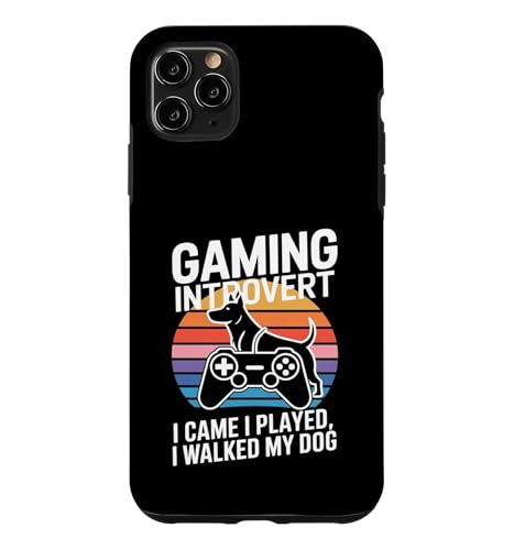 �Q�[�~���O �����I ���D�� I Came I Play I Walked My Dog �X�}�z�P�[�X iPhone 11 Pro Max �p