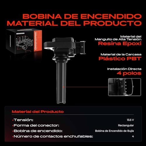 Evita tirones con la bobina de encendido Frankberg compatible con Saab 9-3 2.0 T 3