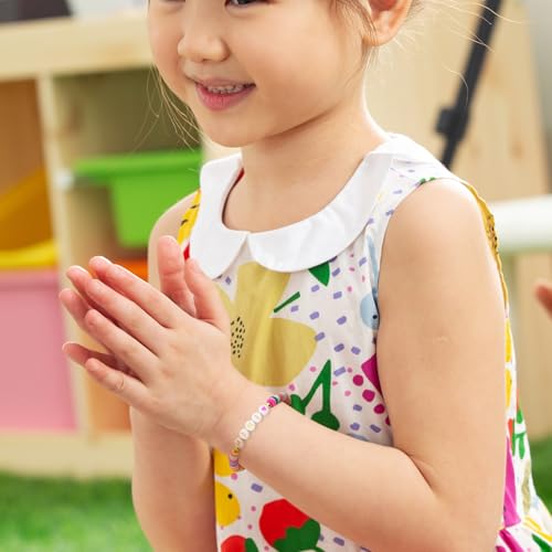 First Day of School Bracelet Back to School Matching HeiShi Bracelets Set Mommy and Me Bracelets Kindergarten 1st Grade 2nd Grade Pre-K Stretch Bracelet4