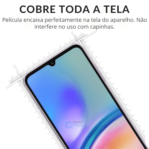 Kit Capa Capinha case Para Samsung Galaxy A05S Case Anti Impacto Transparente + Película De Vidro