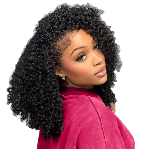 Toppers cheveux pour le quotidien : perruque bouclée noire style moelleux