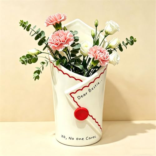 Floreros de cerámica rústicos para decoración moderna del hogar 6