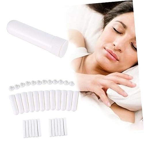 Image of HEALLILY 12Sets Tubes for Essential Oils Refillable Sticks Portable and Odorless Aromatherapy Tubes for Travel and Daily Use