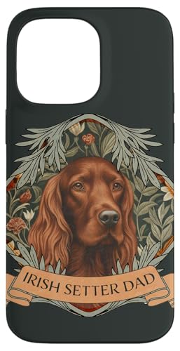 Irish Setter Dad �G���K���g �r���e�[�W�X�^�C�� �X�}�z�P�[�X iPhone 14 Pro Max �p