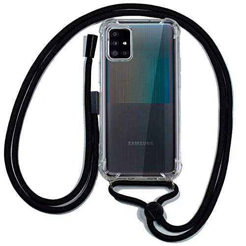 Cool Case for Samsung A516 Galaxy A51 5G Lanyard Black