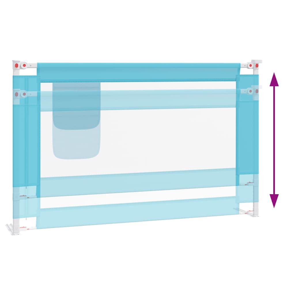 Barrera de seguridad para cama infantil, 120 x 25 cm, color azul