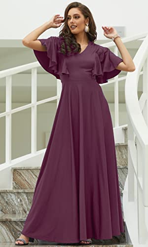 Image of KOH KOH Womens Long Elegant Bridesmaid Evening Cocktail Modest Maxi Dress