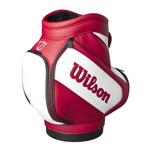 Wilson Tour Range Caddie accessoire de practice de golf rouge blanc - 3
