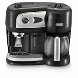 De'Longhi BCO261B.1 Machine à café Espresso Combinée, Pour espresso manuel ou café filtre, Capacité jusqu'à 10 tasses, idéale pour toute la famille