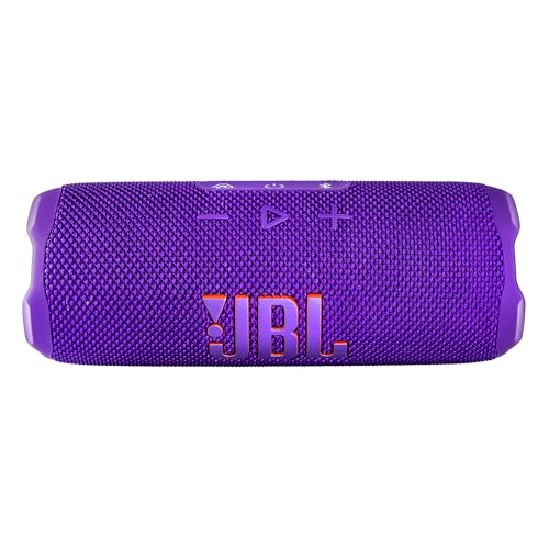 Image of JBL FLIP 7 (Purple) Waterproof Portable Speaker Bundle with X-Halo Hardcase (Black)