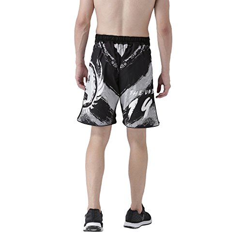 Image of USI Universal MMA Shorts for Training & Kickboxing, 411HB Unbeatable Shorts Tuf Stretch Fighting Shorts for Martial Arts, Cage Fight, Muay Thai, BJJ, Boxing (in, Alpha, S, Regular, Black /Grey)