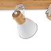 Lindby Deckenlampe Holz Metall, Deckenstrahler drehbar und schwenkbar Deckenleuchte 3x E14 max. 20W ohne Leuchtmittel Lampe Wohnzimmer Küchenlampe