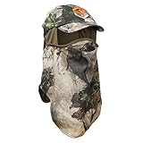 ScentLok Lightweight Ultimate Headcover, Camo Balaclava Face Mask for Hunting, Camping, and Outdoor Use, One Size (Mossy Oak Terra Gila)