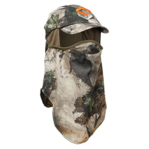 ScentLok Lightweight Ultimate Headcover, Camo Balaclava Face Mask for Hunting, Camping, and Outdoor Use, One Size (Mossy Oak Terra Gila)