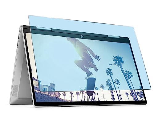 RGY Screen Guard Compatible with Hp Pavilion X360 11Th Gen 14 Inches Fhd Multitouch 2-in-1 Laptop 14-Dy0207Tu Laptop Full Screen Protector (Not a Tempered Glass) - Anti Blue