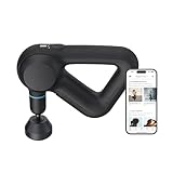 TheraGun Prime Quiet Deep Tissue Therapy Massage Gun - Bluetooth Enabled, Electric Percussion Massage Gun & Personal Massager for Pain Relief in Neck, Back, Leg, Shoulder and Body (Black - 5th Gen)