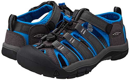 Keen Little Kid's Newport H2 Closed Toe Water Sandals, Magnet/Brilliant Blue, 13 Little Kid's Us #TOP6