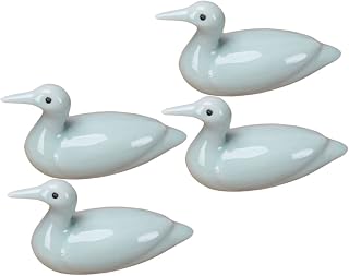 4pcs Cute Duck Ceramic Chopstick Rests Spoon and Fork Holders for Elegant Dining Table Decor Anti-skid Design Easy to Clean Housewarming