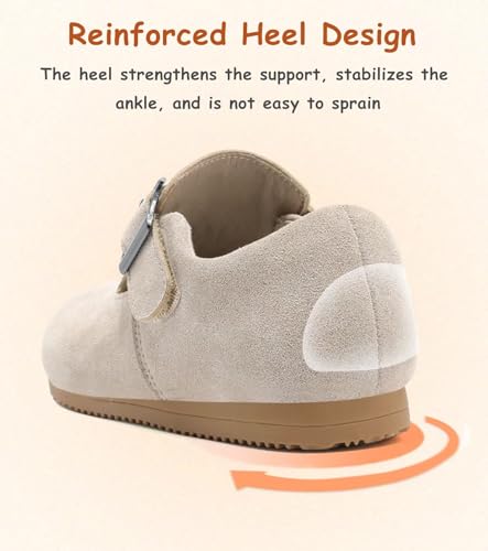 Image of Toddler Suede Shoes Genuine Leather Boys and Girls Casual Sneakers Spring Fall Flats