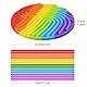 NiToy Silikon Sensorik Activity Board, Sensorik Spielzeug für Autismus Spielzeug, Reise-freundliches Activity Board für Hand-Augen-Koordination und Stressabbau，mit 13 Zubehör Schnüren (Regenbogen)