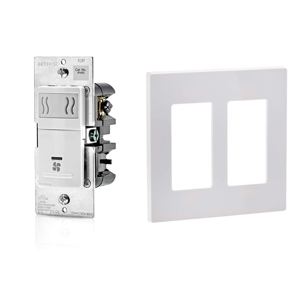 Buy Leviton IPHS51LW Decora InWall Humidity Sensor & Fan Control, 3A