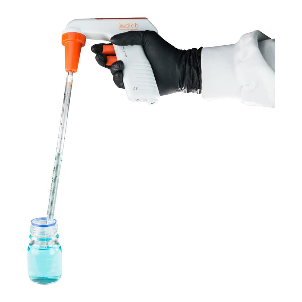 Moonlab Serologische Pipetten 10 ml, Polystyrol, einzeln steril verpackt, transparent, Länge 340 mm, 200 Stück