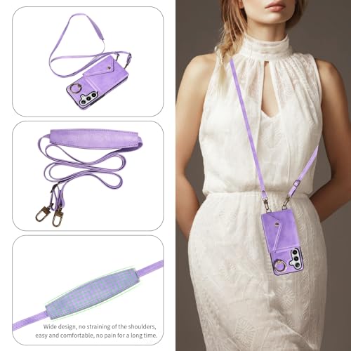 Étui portefeuille cuir texturé Samsung S24 Plus chic et durable - 6