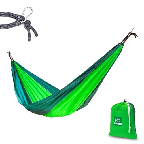 Floordirekt Hängematte, Balkon, Garten, Reisehängematte Ultraleicht inkl....