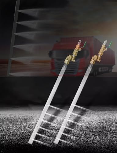 2 Pcs Heavy-Duty Radiator Cleaning Wand for Pressure Washers - 47.2in Long Attachment for Flushing Car, Truck, RV Cooling Systems & Tanks, Professional Grade Tool