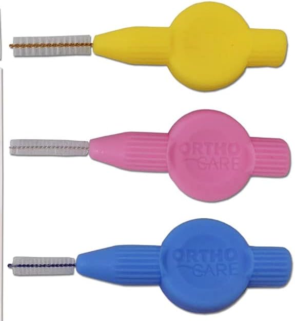 Brace Space Orthodontic INTERDENTAL Brushes for Cleaning Around Braces / Brackets (0.4mm Micro