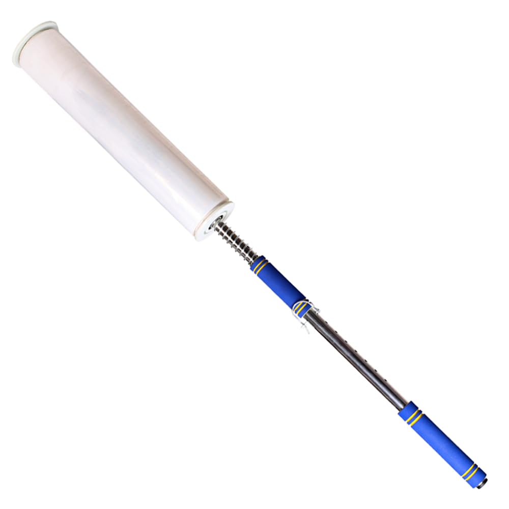 Manche Long Distributeur d’Emballage Étirable de Palette, Porte-Distributeur d’Emballage Rétractable de Machine D’Emballage de Film Étirable, pour Largeur de Film 30-50cm (12-20 Pouces)