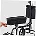 KOMBIUDA Memory Foam Knee Walker Pad Cover with Adjustable Straps Non-Slip Scooter Cushion for Pain Relief and Extended Comfort