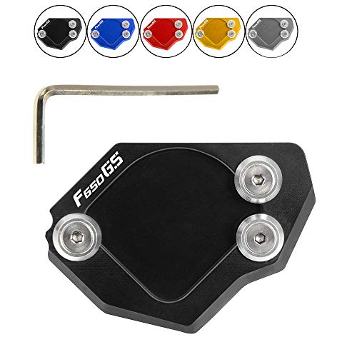 F650GS Soporte Lateral del Pie Pad Extensión para BMW F 650 GS F650GS 2007-2014 Negro