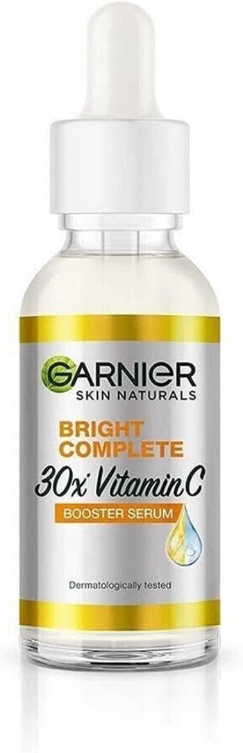 Garnier Maybelline New York Bright Complete VITAMIN C Face Serum 50 ml - Get SPOT-LESS, Bright Skin | Lightweight Formula & Non-Sticky Face Serum