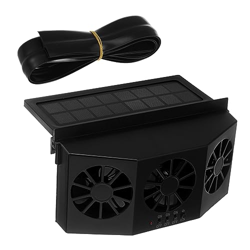 ARTSEWPLY Ventilateur de Fenêtre de Voiture Solaire Extracteur Air pour Véhicule Ventilation de...