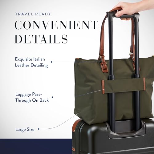 Image of Bric's X-Collection Sportina Large 3-in-1 Tote Bag, Water-Resistant Carry-On w /Pass-Through, Adjustable Strap & Pouch