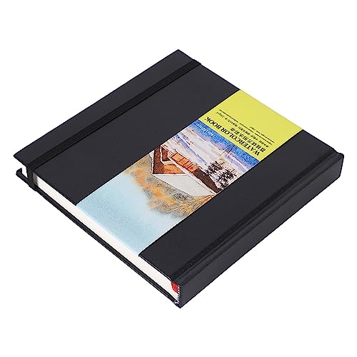 Listado de Papel para acuarela que puedes comprar esta semana. 39 Libro de Acuarela, Bloque de Acuarela de Papel Libre de ácido Absorbente de Diseño Simple Texturizado para Artista para Medios Secos Húmedos Mixtos