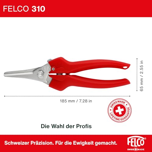 FELCO 310 Ernteschere aus Edelstahl für Obst und Blumen, Schnitt 10 mm – Ansicht 5