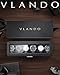 Vlando 6-Slot Watch Case for Men, Watch Box with Glass Lid, Lockable Watch Holder, Business Textured Leather Organizer Display Case, Soft Pillow, Gifts for Fathers, Dad, Husband - Black
