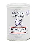 Diamond Crystal Baking Salt, Fine Kosher Salt, No Additives, Great for batters and doughs, 8.5oz Canister