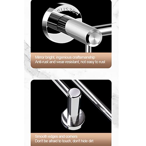 Prettiee Bathroom Towel Holder Rack Wall Mounted Kitchen Hanger Organizer 60cm Modern (60cm a) - Image 6