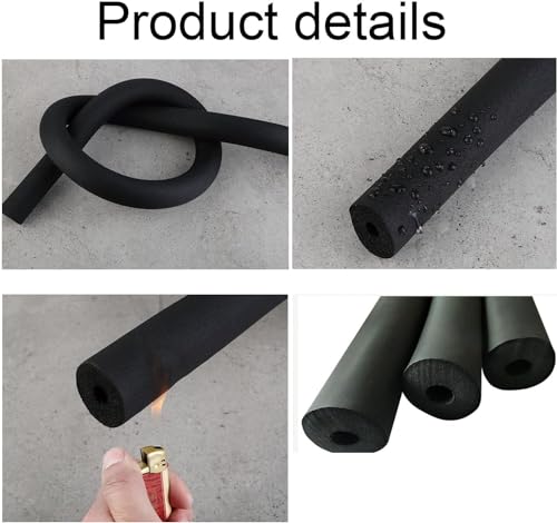 Image of Spinxx 1 /2 inch ID X 1 /2 inch THK Foam Heat Insulated Tube for Air Conditioner Ac Pipe Foam Rubber Tube 5.9 Feet insulation pipe cover 13 X 13 mm Tube Pack of 1