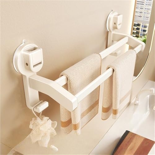 Suction Cup Towel Bar – No-Drill Detachable Towel Holder for Bathroom & Kitchen, Wall-Mounted Towel Rack, No Tools Needed