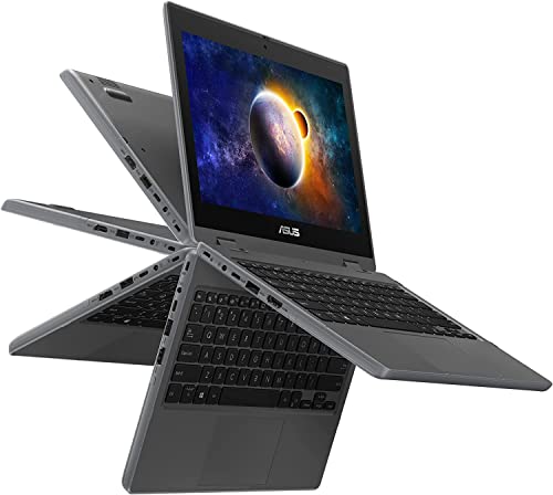 ASUS-BR1100-Laptop-116-HD-Anti-Glare-Touchscreen-Display-Intel-Celeron-N4500-4GB-RAM-128GB-Storage-Dual-Cam-Windows-10-Pro-Dark-Grey-Stylus-Included
