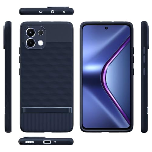 Image of Shockproof Case for Oppo K13 5G | Full Camera Protection | TPU Flexible Back Cover for Oppo K13 5G (Steel Blue)