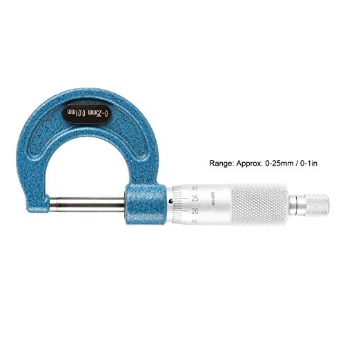 Micrómetro mecánico para medición exterior 0-25mm miniatura 4
