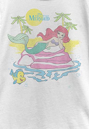 Disney Princess Beachy Ariel Girl's Solid Crew Tee2
