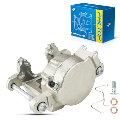 Image of PHILTOP 184072 Front Left Disc Brake Caliper Assembly Replacement For Chevrolet GMC 1983-2003 S10, 1991-2003 Sonoma, 1995-1997 Blazer, El Camino, Monte Carlo, Camaro, 18-P4072 Front left Driver